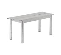 Banc de jardin Linear Steel 110cm LxWxH 110x39x45.5cm