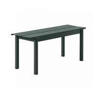 Banc de jardin Linear Steel 110cm LxWxH 110x39x45.5cm