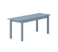 Muuto Linear Banc en Acier 110 x 34 cm Bleu Pâle