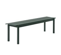Banc de jardin Linear Steel 170cm LxWxH 170x39x45.5cm