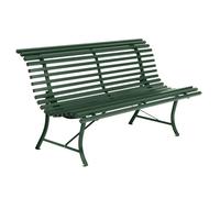 Fermob Banc de jardin Louisiane 150cm vert cèdre LxHxP 150x80x72cm
