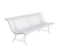 Fermob Banc de jardin Louisiane 200cm coton blanc LxHxP 200x80x72cm