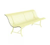 Fermob Banc de jardin Louisiane 200cm sorbets citron LxHxP 200x80x72cm