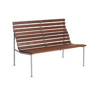 Banc de jardin lounge Traverse aluminium base