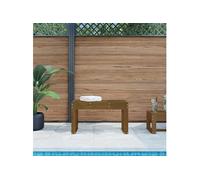 Banc de jardin marron miel 80x38x45 cm bois de pin massif 825089