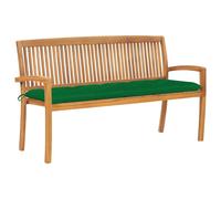Banc de jardin meuble de patio d'extérieur 159 x 57.5 x 90 cm bois marron