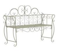 Banc de jardin Minna , Vert antique