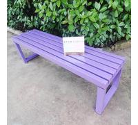 Banc de jardin moderne à lattes pour terrasse extérieure et jardin