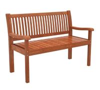 Outsunny Banc de Jardin 2 Places, Banc Extérieur en Bois avec Housse Imperméable, Siège de Jardin avec Dossier Ergonomique, Mobilier pour Terrasse, Balcon, Porch, Marron Clair