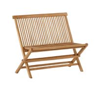 Banc de Jardin Pliable en Teck "Ghana" 100cm Naturel