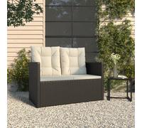 Banc de Jardin Siège Chaise Terrasse Patio Extérieur Résine Tressée vidaXL