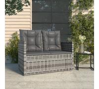 Banc de Jardin Siège Chaise Terrasse Patio Extérieur Résine Tressée vidaXL