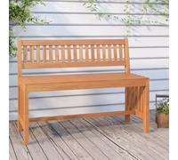Banc De Jardin 110 Cm Bois Massif D'eucalyptus Vidaxl Vidaxl