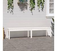 Vidaxl Banc De Jardin Blanc 50x44x45 Cm Bois Massif De Pin
