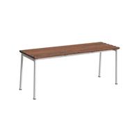 HAY Banc de jardin Traverse 114cm frêne structure aluminium
