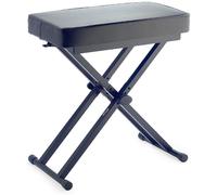 Stagg Music Banc de clavier KEB-A60 réglable double embase Noir