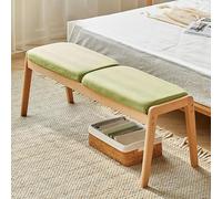 Banc de lit, design sans accoudoir, parfait pour la chambre à coucher ou le restaurant