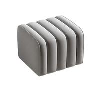 Banc de lit Tabouret à Chaussures, Banc d'entrée de Maison, Simple, Salon, vêtements, vestiaire, canapé, Couleur Unie, Chevet(Grigio)