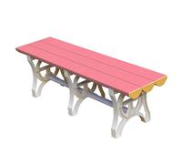 Banc de loisirs imperméable en plastique ABS - Capacité de charge de 800 kg pour intérieur/extérieur - Parfait pour la salle de sport, le parc, les sièges au bord de la piscine et design élégant