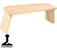 Banc de méditation pliable en chêne rouge -- 2040 g ; 48x17 cm