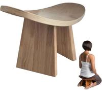 Banc De Méditation,Tabouret De Méditation Ergonomique,Siège En Bois Polyvalent Et Confortable Pour Pratiques Méditatives,Rassemblements Spirituels,Maison Ou Église,Conçu Pour Femmes B,42*21*21CM