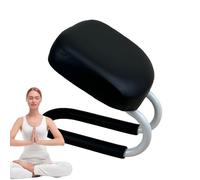 Banc de méditation | Tabouret de prière de méditation | Chaise de yoga ergonomique en métal pour soutien des hanches | Siège portable avec coussin doux et base antidérapante, réduit le stress pendant
