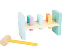 Small Foot Jouet animaux sautants 11474 – 4 animaux mignons en bois à pousser vers le bas