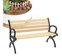 Banc de miniature - Accessoires pour aménager le paysage des maisons de | 1 à 12 Banc de parc miniature, pour Adolescents Maison École Voyage