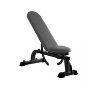 Banc De Musculation Avec Roue, Développé Couché Polyvalent Pliable, Dossier Et Coussin Siège Réglables, Capacité Charge 500 Kg For Les Exercices Complets Du Corps À La Maison(Black)