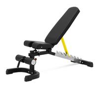 Banc De Musculation Capacité De Charge Jusqu'à 150 Kg Réglable Inclinaison De 80 180 ° Pliable Pu Acier Mousse Noir Helloshop26 14_0008397
