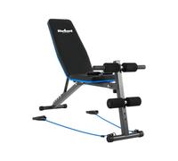 Banc de musculation incliné réglable avec blocage des jambes et bandes élastiques Rebel Active RBA-2003