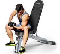 Banc de musculation - JOROTO - MD80 - Réglable 4 en 1 - Inclinable pliable - Capacité 450 kg