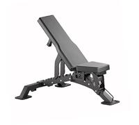 Banc de musculation multifonctionnel avec haltères, dossier réglable sur 9 niveaux, chaise de fitness for un entraînement complet du corps à domicile, compatible avec les exercices inclinés/déclinés