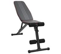 Vidaxl Banc De Poids Réglable Pliable 230 Kg Acier Noir