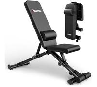 Banc de musculation - PASYOU - PA500 - Pliable - Réglable (7 positions) - Charge 400 kg