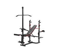 Hop-Sport Banc de Musculation Réglable Pliable HS-1065 Support d'haltères Entraîneur de Jambes Développé Couché avec la Poulie Haute
