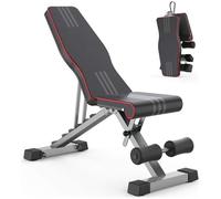 Banc de Musculation Pliable - Complet Multifonction - Inclinable 0-180° - Construction robuste