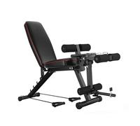 Banc de musculation pliable et multifonction, appareil for abdominaux, capacité de charge de 200 kg, dossier réglable sur 4 positions.