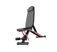 Banc de musculation pliable for abdominaux, dossier réglable sur 6 positions, for un entraînement complet du corps.