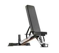 Banc de musculation pliable inclinable et déclinable, capacité 600 kg, for exercices de redressements assis, développé couché avec haltères et barre.