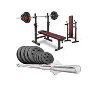 HS Hop-Sport Set d'haltères de 39 kg avec le banc de musculation HS-1080