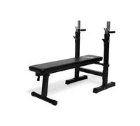 Banc de musculation pliable réglable - Banc de musculation multifonction VirtuFit pour la maison avec étagère