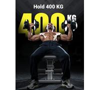 Banc De Musculation Réglable, Banc Allongé De Fitness Inclinable Pliable, Multifonction Entrainement Complet Du Corps Fitness, Banc Exercice Gymnastique À Domicile Ou Au Bureau