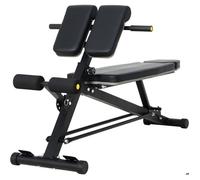Banc de Musculation Réglable - NOVONOVA - Chaise Romaine - Acier de Haute Qualité - Noir - Multi-positions