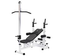 Banc de musculation universel avec support pour haltères et Option poulie