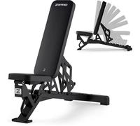 Banc De Musculation - Zipro - Nocardio - Pliable - 8 Niveaux De Réglage - 140 Kg Max Multicolore