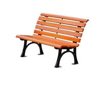 Banc de parc à double dossier - Chaise de loisirs d'extérieur pour places communes - et sièges de jardin Slish - T pour les espaces publics et par