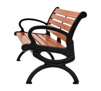 Banc de parc de maison de - Banc de jardin miniature 1:12 - Accessoires de meubles de maison de - Décoration de modèle d'impression 3D - Mini banc réaliste - Pour aménagement paysager de