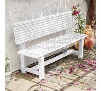 Banc de parc d'extérieur résistant aux intempéries - Capacité de 2 à 3 personnes, capacité de charge de 500 kg, idéal pour jardin, terrasse, porche, arrière-cour et parc