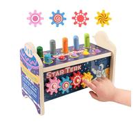 Banc De Percussion En Bois, Marteau, Jouet Musical Éducatif, Labyrinthe, Xylophone, Pour Enfants De 1, 2, 3 Et 4 Ans